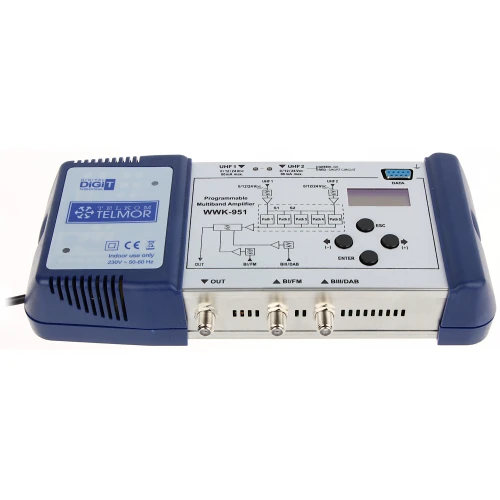 Amplificatore programmabile multibanda WWK-951 TELMOR