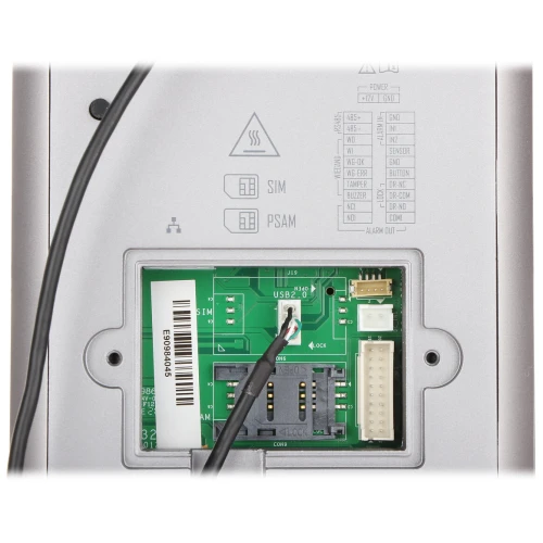 Controllore di accesso con misurazione della temperatura DS-K1TA70MI-T - 1080p Hikvision