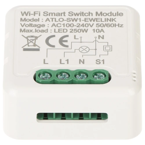 Controller intelligente per illuminazione LED ATLO-SW1-EWELINK Wi-Fi, eWeLink
